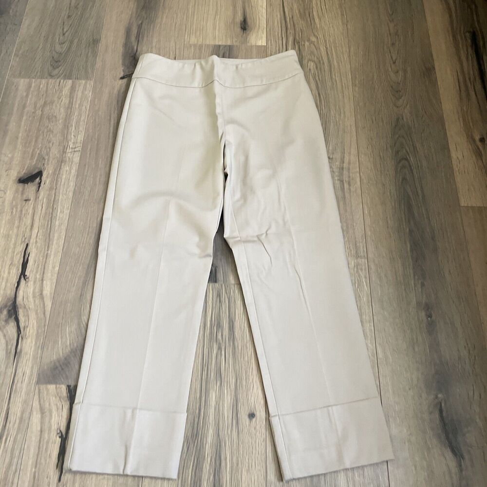 Up! The Pant Womens 6 Khaki Thincredible Fit Tummy Control Pull On Pants
